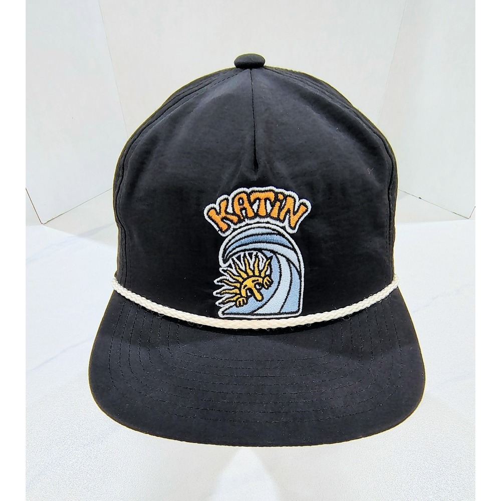 Katin Surf Hat California Black Snapback Kilroy Skateboard Nylon 5 Panel